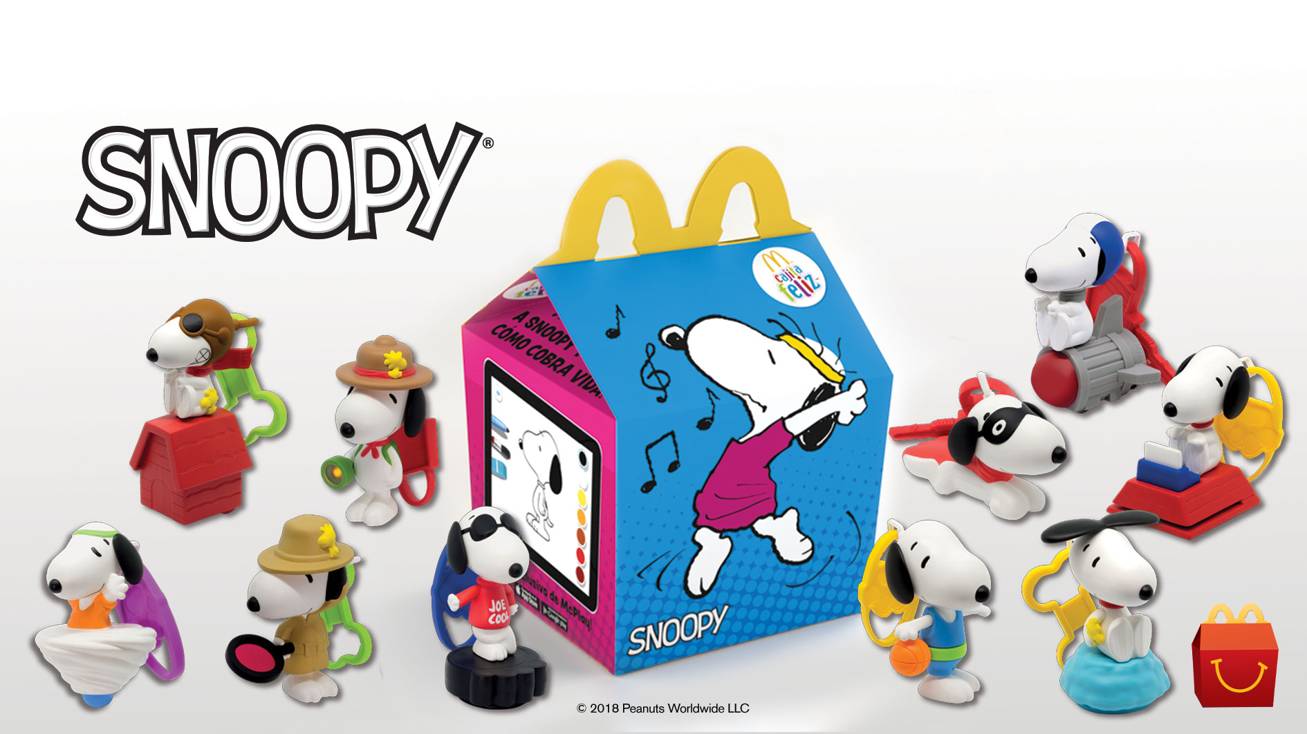 Juguetes de mcdonalds snoopy sales